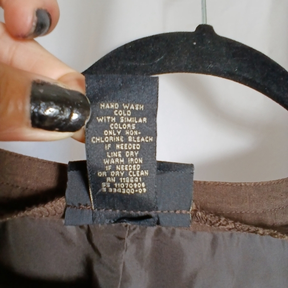 #478 Women's Brown Lane Bryant Button Down Vest Size 28 - Picture 14 of 16